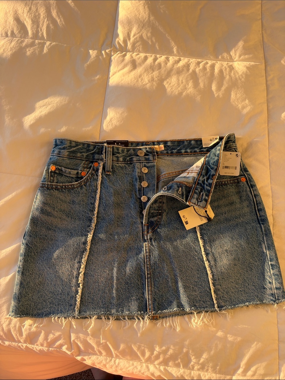 Levi Icon denim skirt